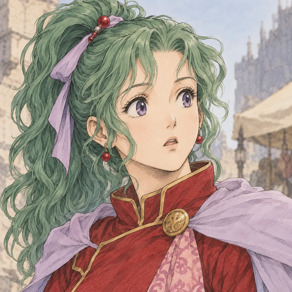 Terra Branford AI 辅助角色插画