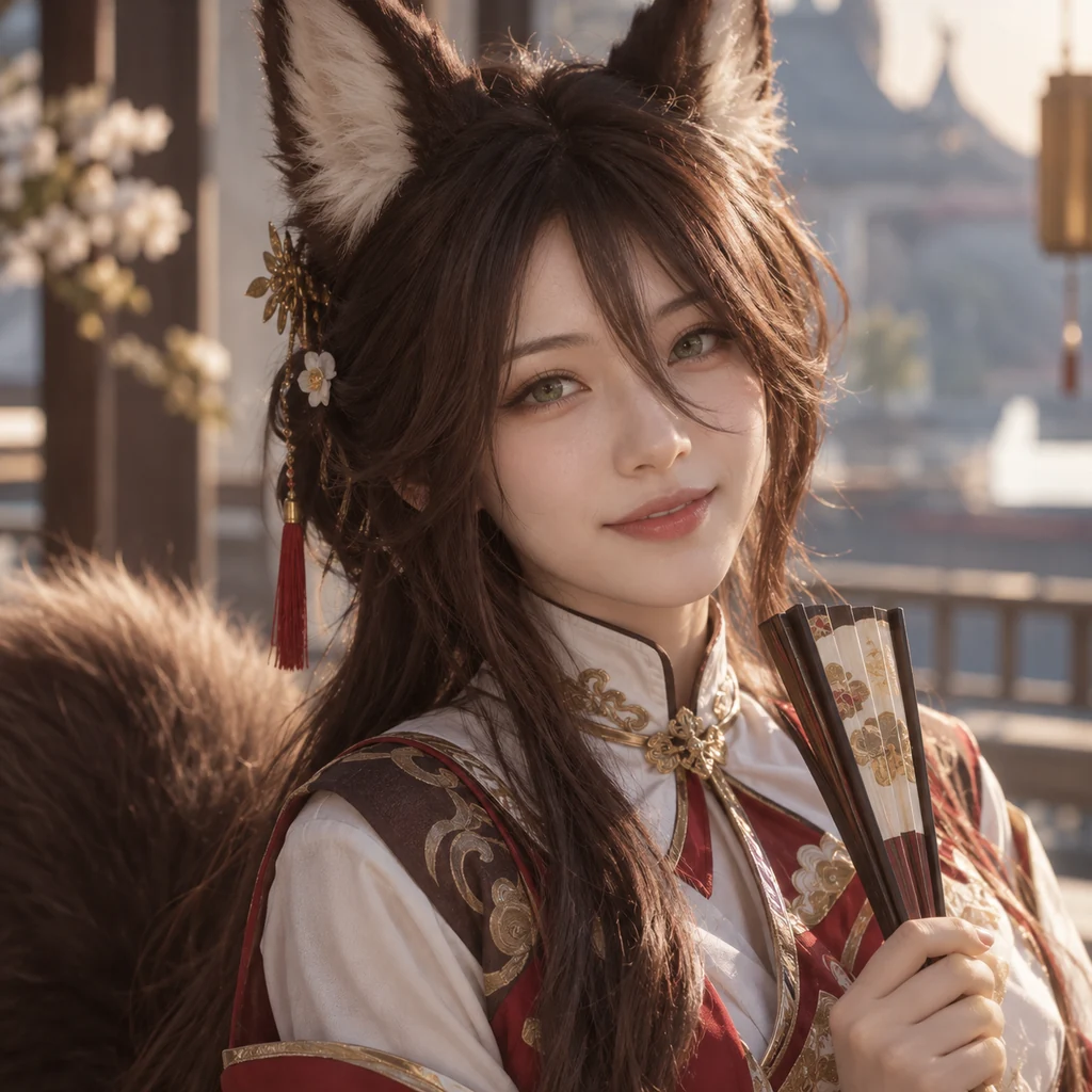 停雲の実写風AIポートレート