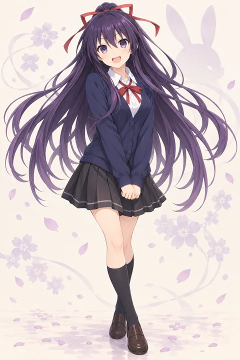 Tohka Yatogami角色示意插画