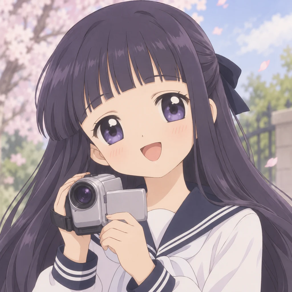 Tomoyo Daidouji AI 辅助角色插画