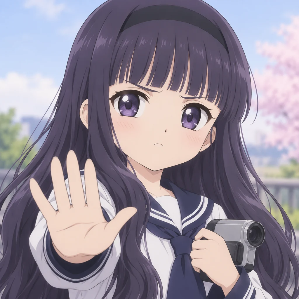 Tomoyo Daidouji AI 辅助角色插画