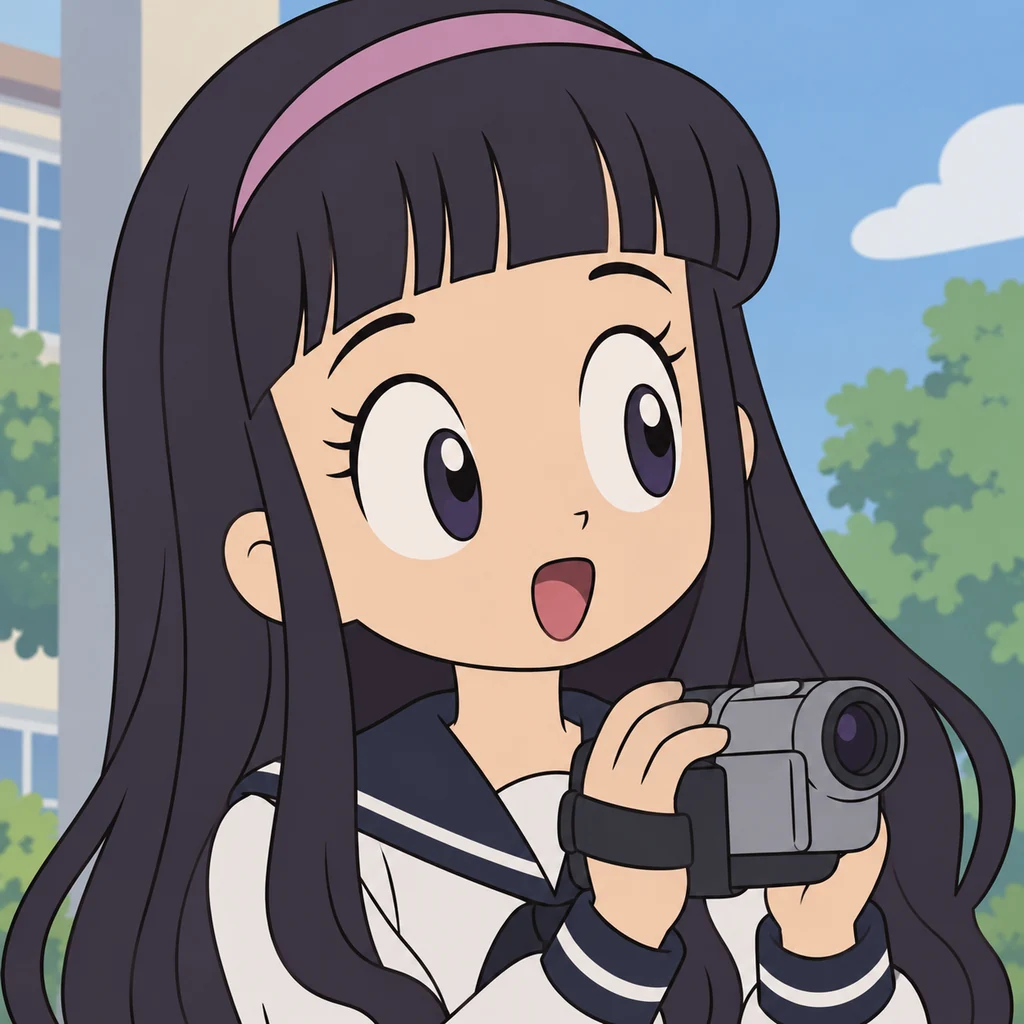 Tomoyo Daidouji AI 辅助角色插画