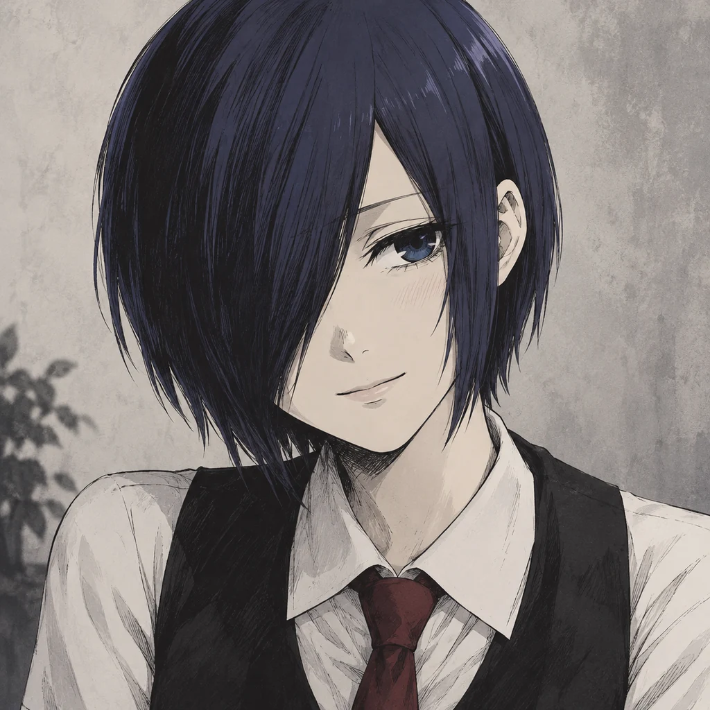 Touka Kirishima AI 辅助角色插画