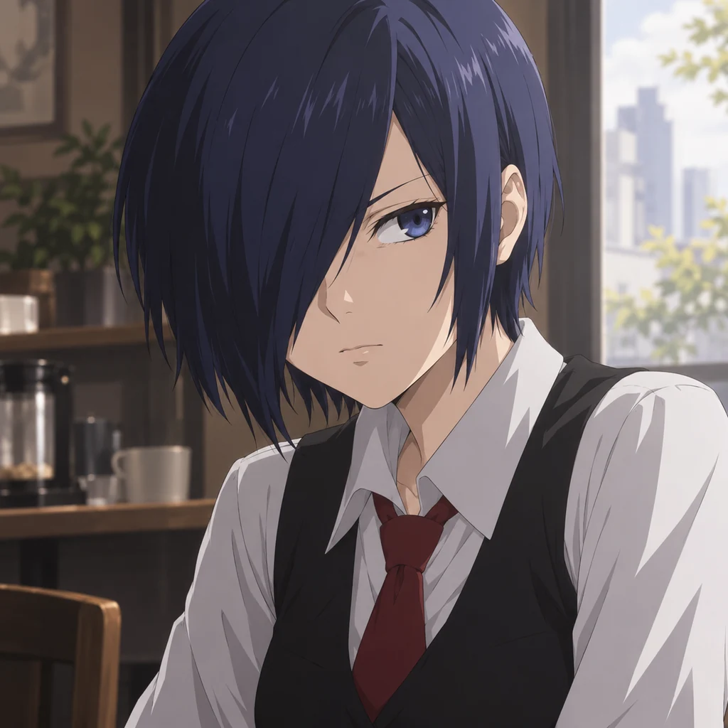 Touka Kirishima AI 辅助角色插画