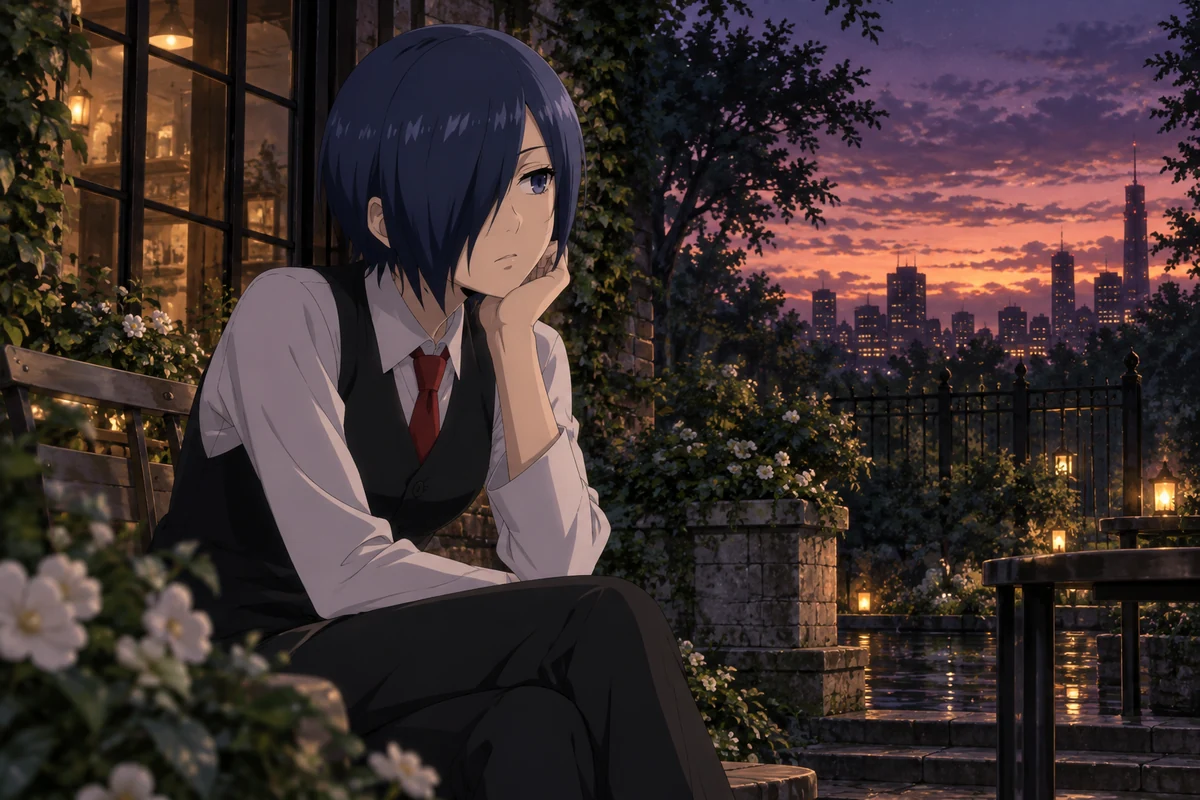 Touka Kirishima AI 插画