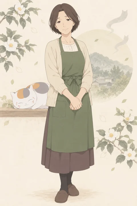 Touko Fujiwara角色示意插画