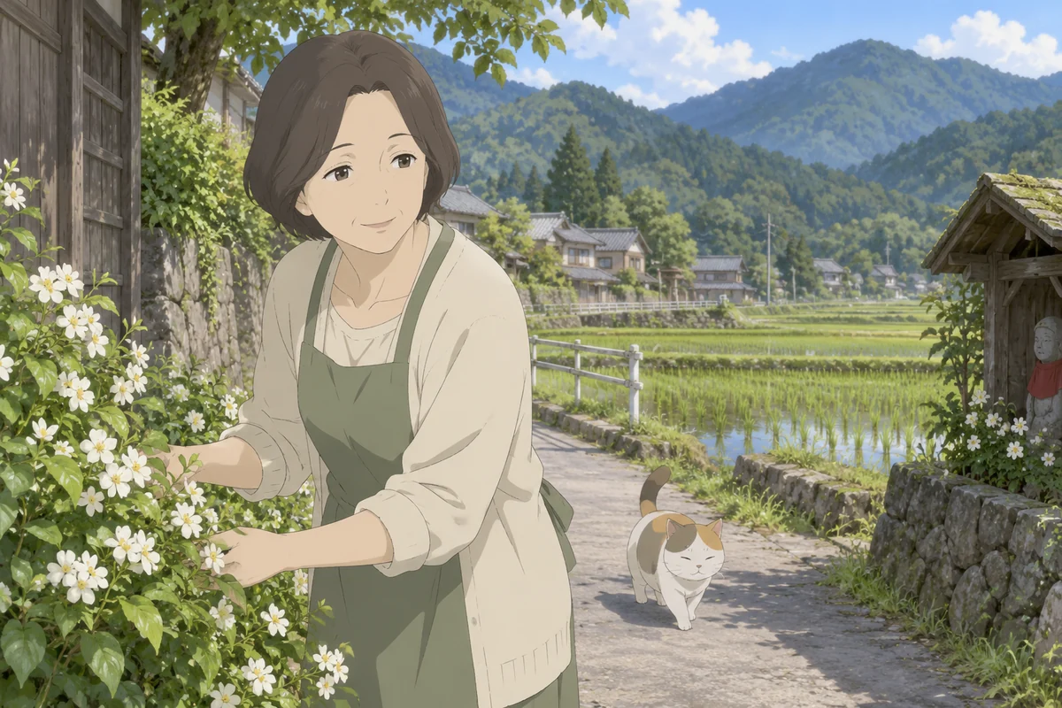 Touko Fujiwara AI 插画