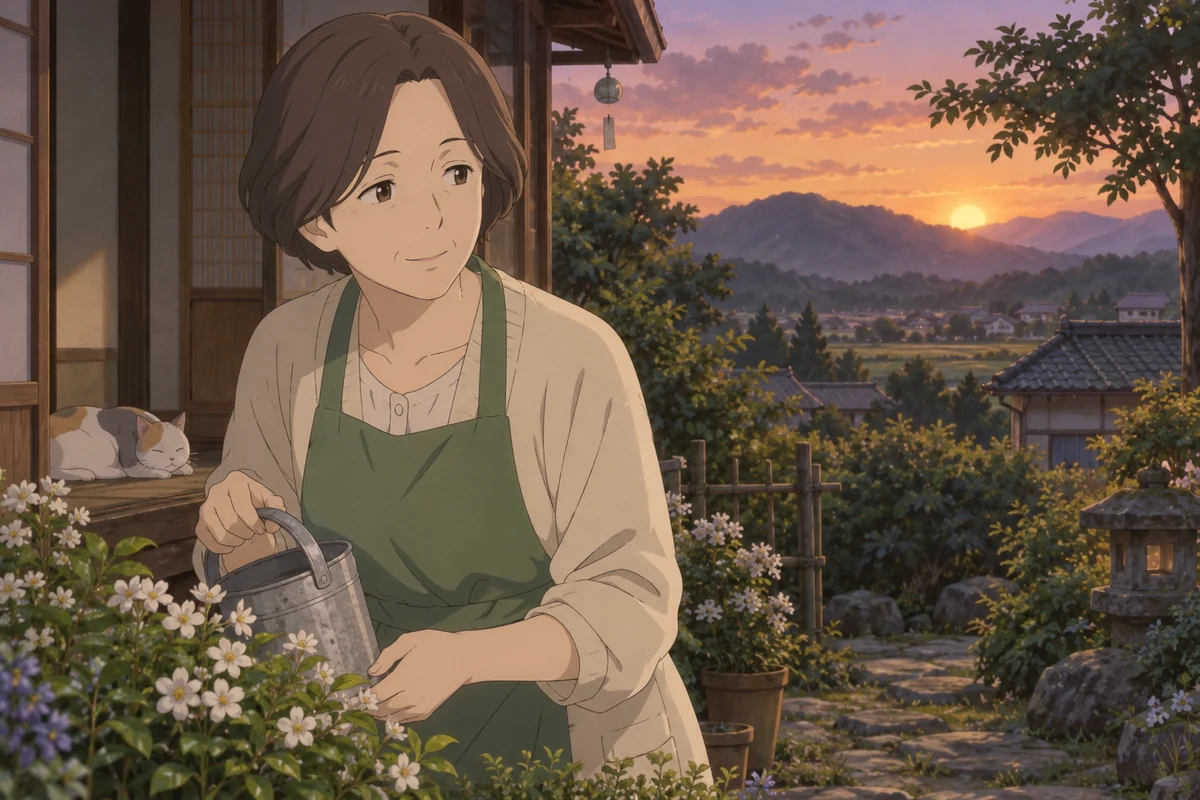 Touko Fujiwara AI 插画