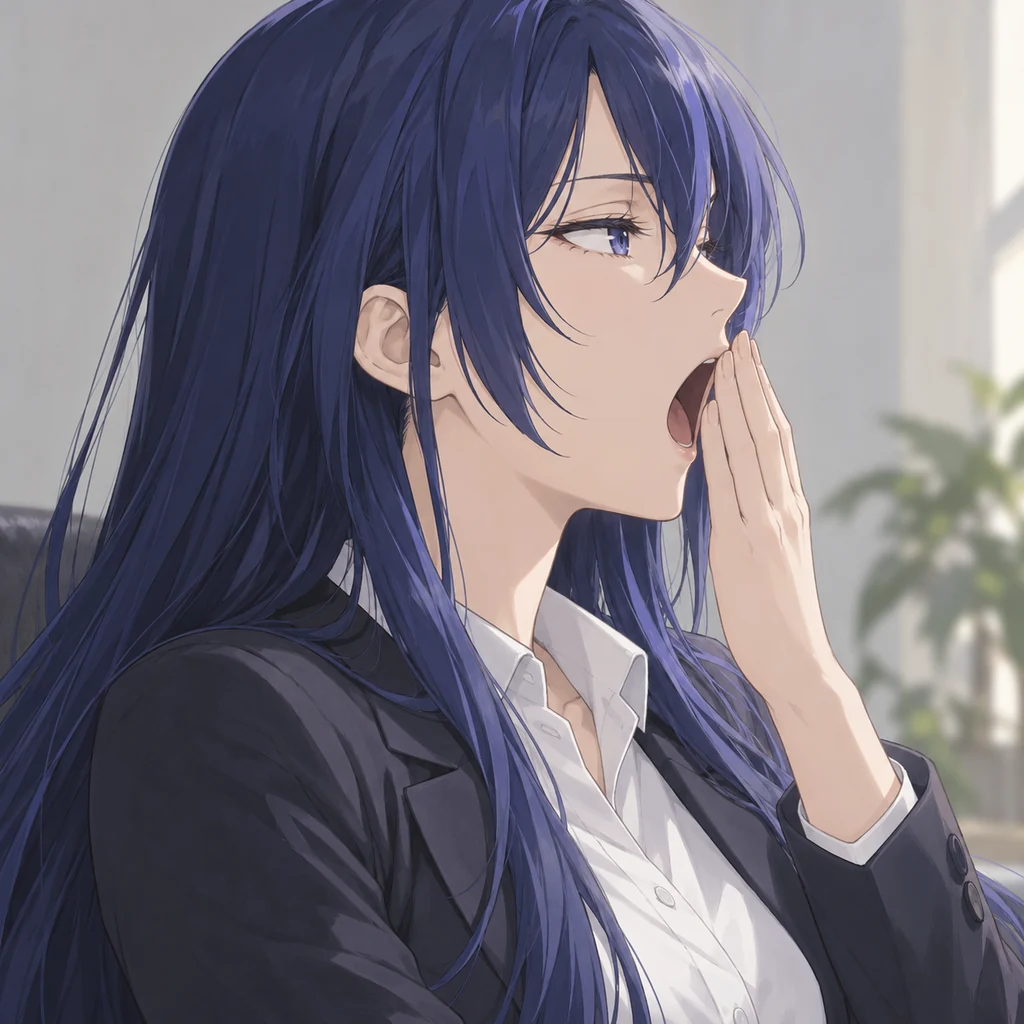 Towa Amane AI 辅助角色插画