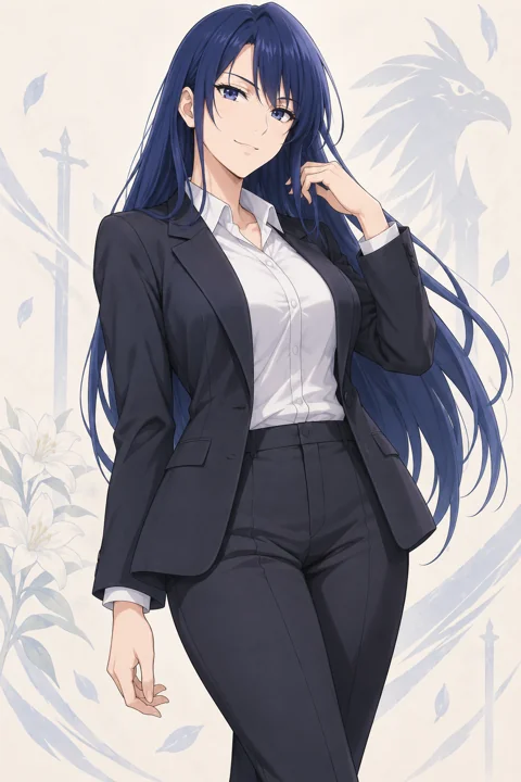 Towa Amane角色示意插画
