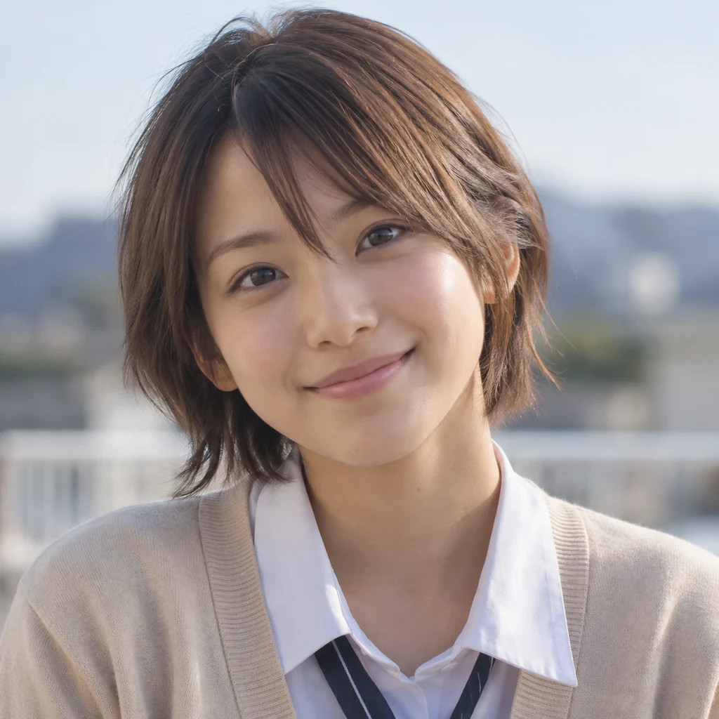 Tsubaki Sawabe live-action AI portrait