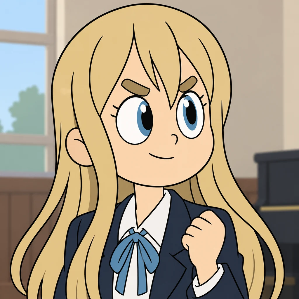 Tsumugi Kotobuki AI 辅助角色插画