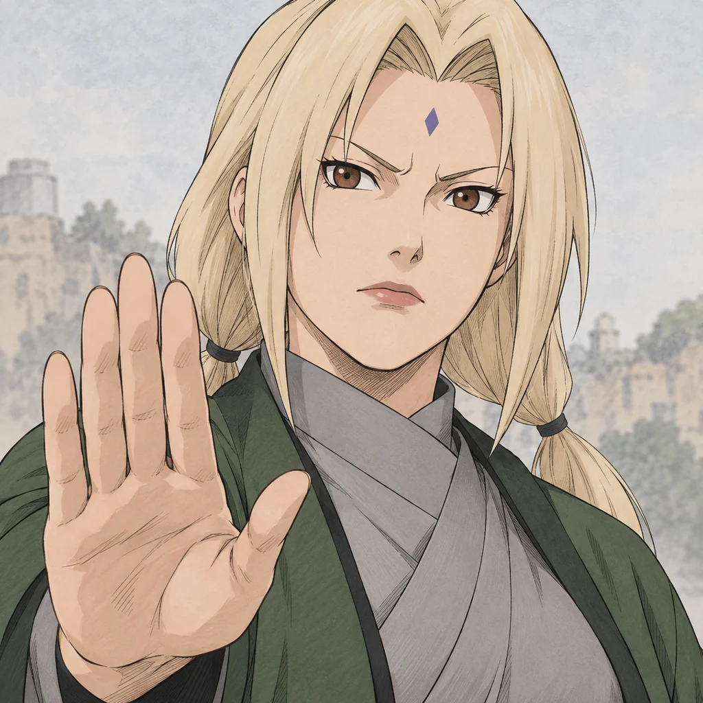 Tsunade AI 辅助角色插画