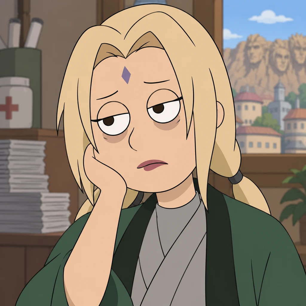 Tsunade AI 辅助角色插画