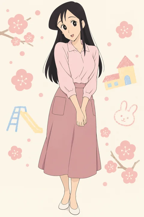 Ume Matsuzaka角色示意插画