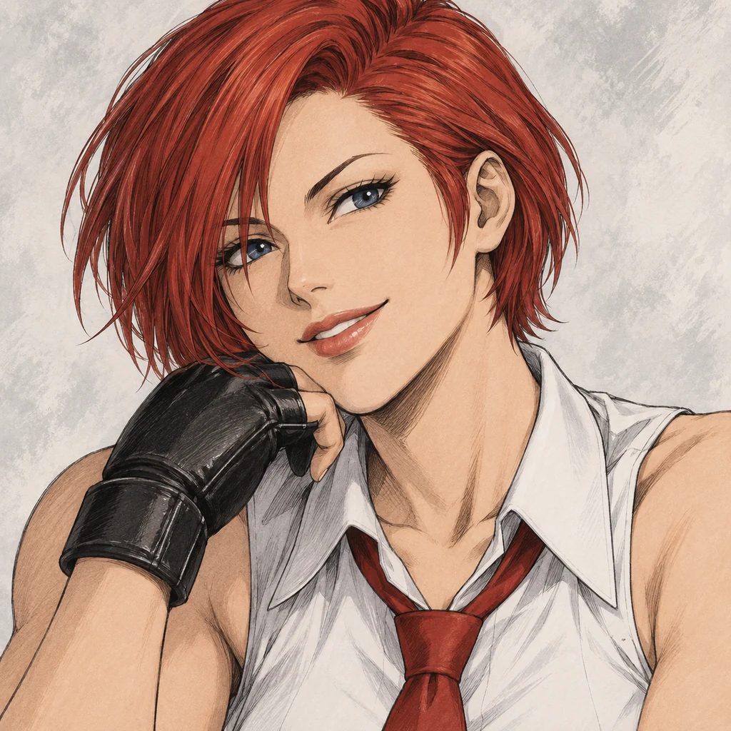 Vanessa AI 辅助角色插画