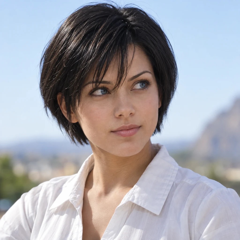 Videl live-action AI portrait