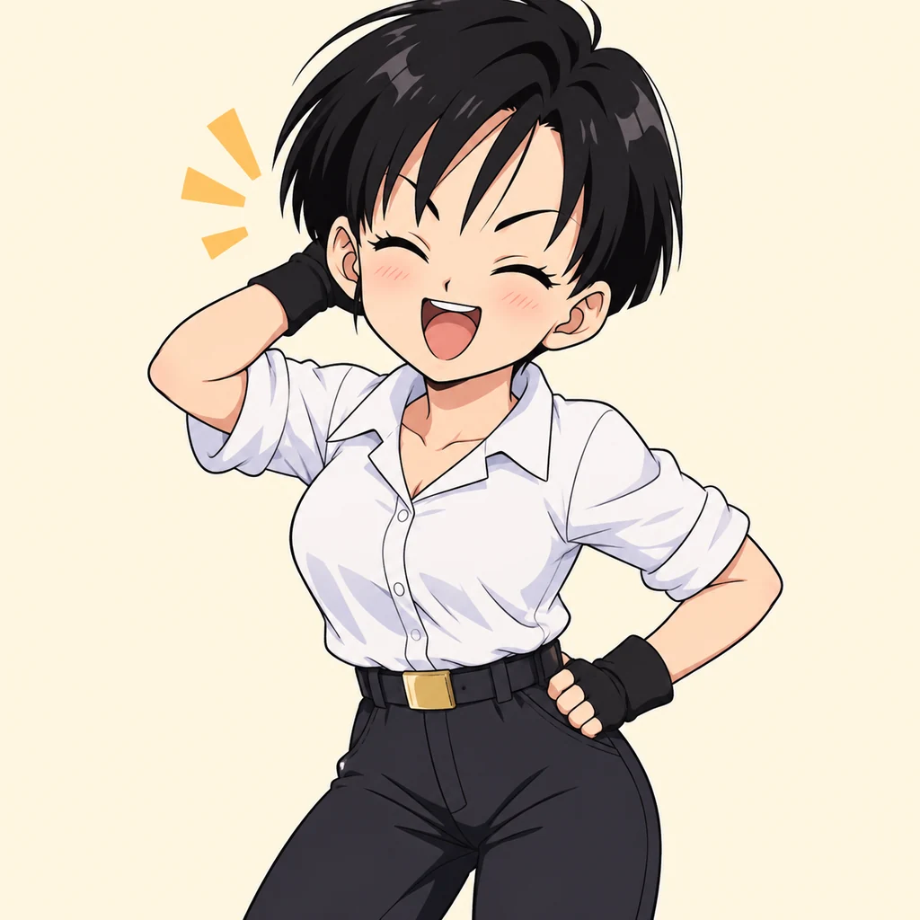 Videl 表情包 4