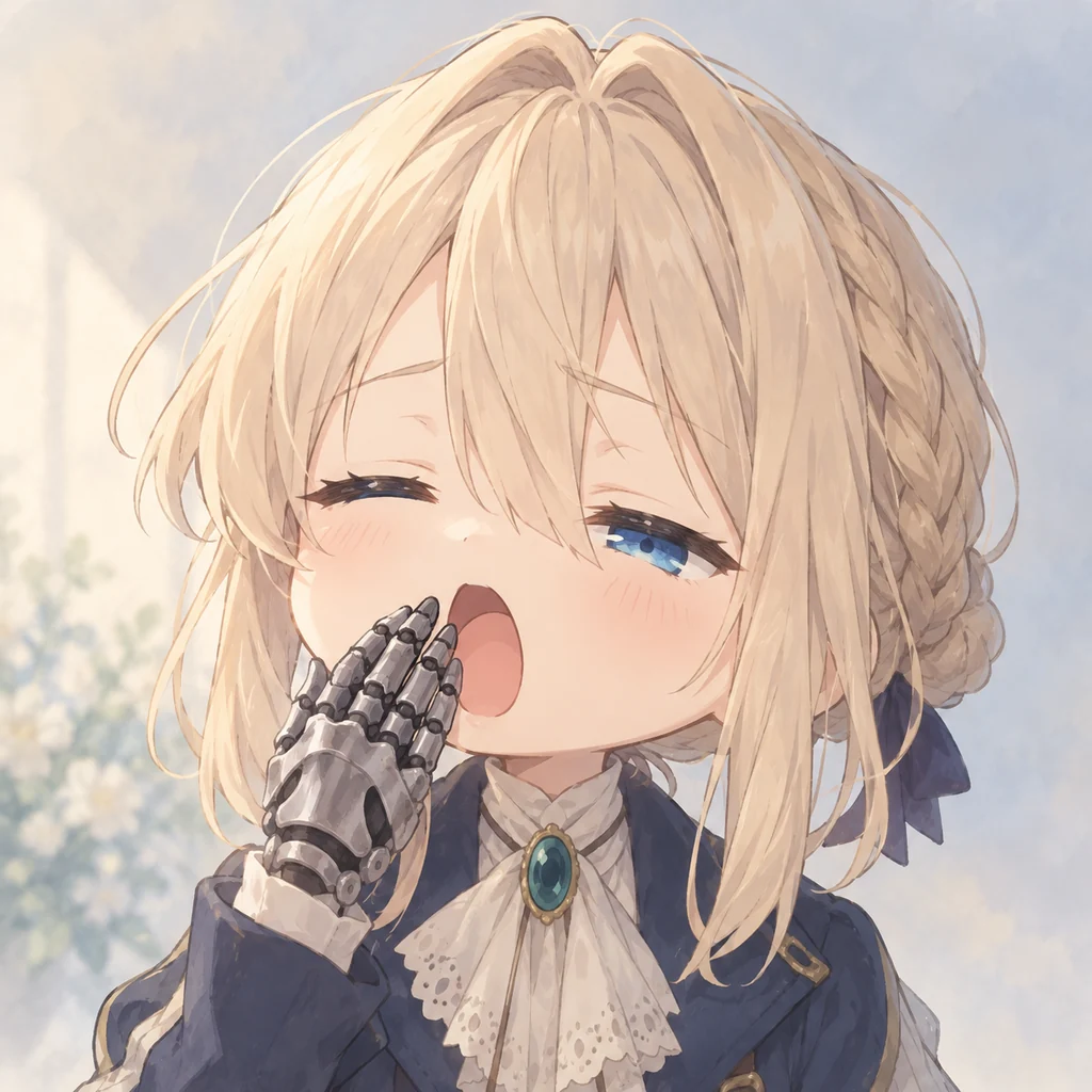 Violet Evergarden AI 辅助角色插画
