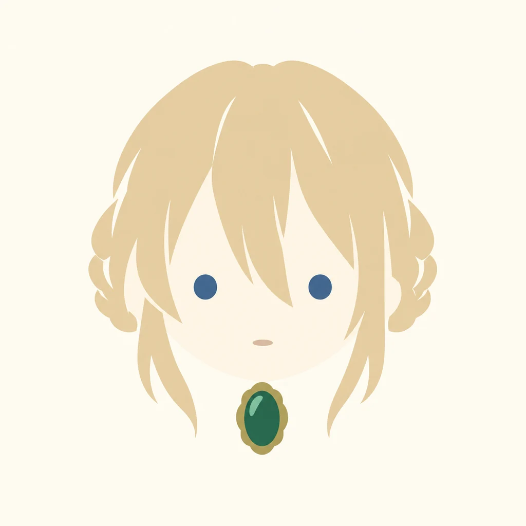 Violet Evergarden AI 辅助角色插画