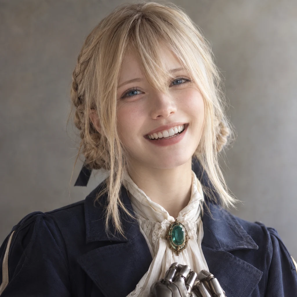 Violet Evergarden live-action AI portrait