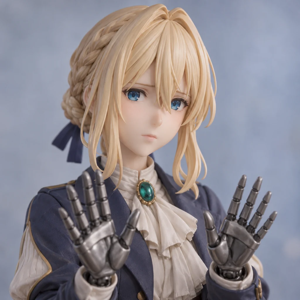 Violet Evergarden AI 辅助角色插画