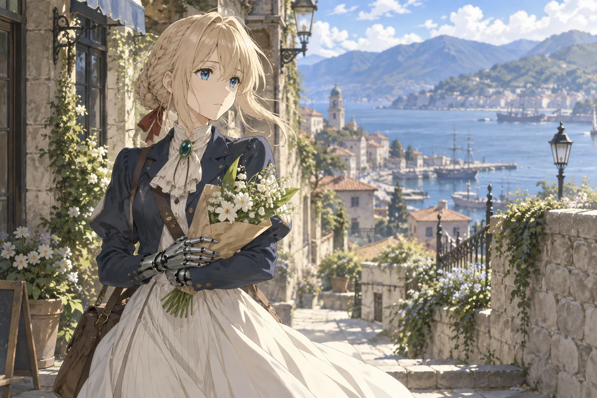 Violet Evergarden AI 插画