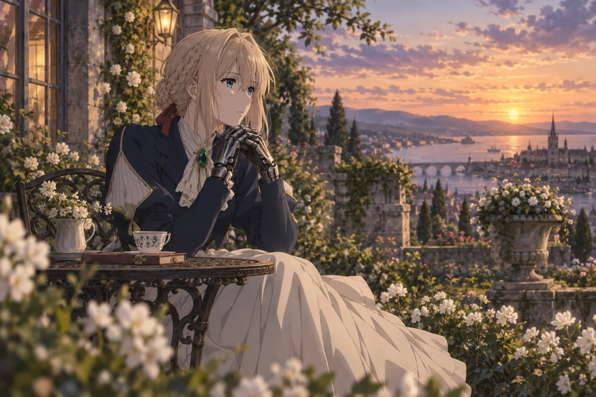 Violet Evergarden AI 插画