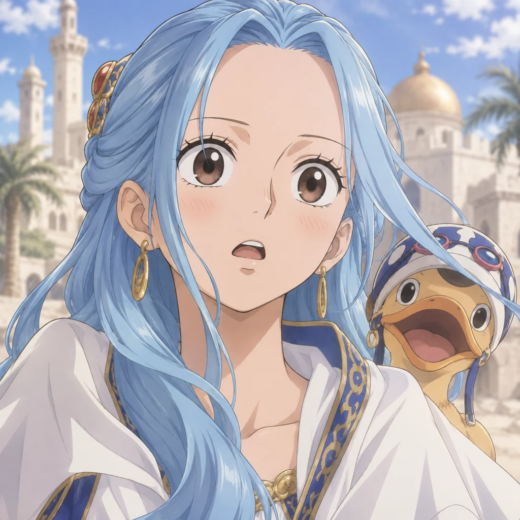 Nefertari Vivi AI 辅助角色插画