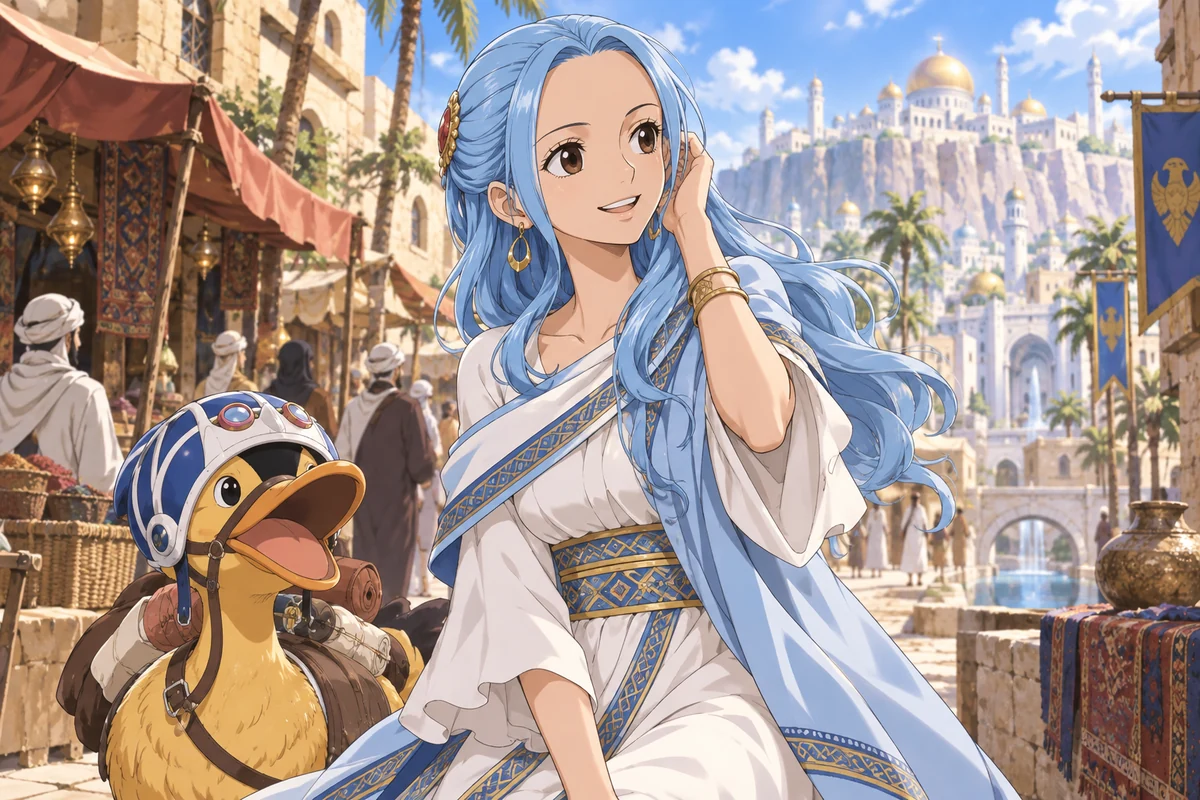 Nefertari Vivi AI 插画