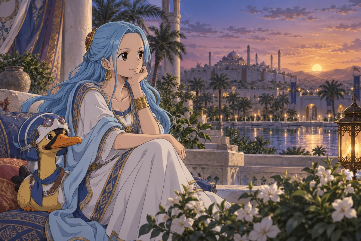 Nefertari Vivi AI 插画