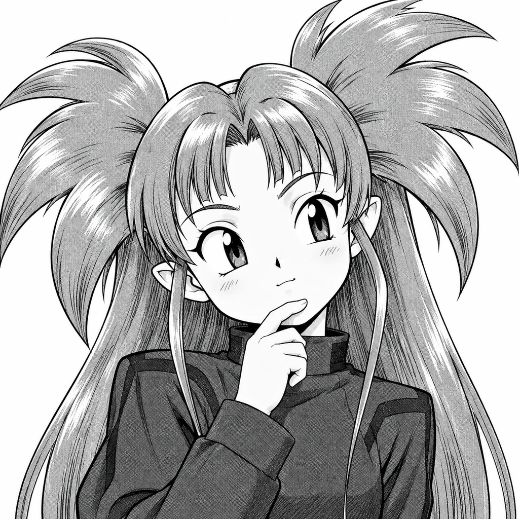 鹫羽 AI 辅助角色插画