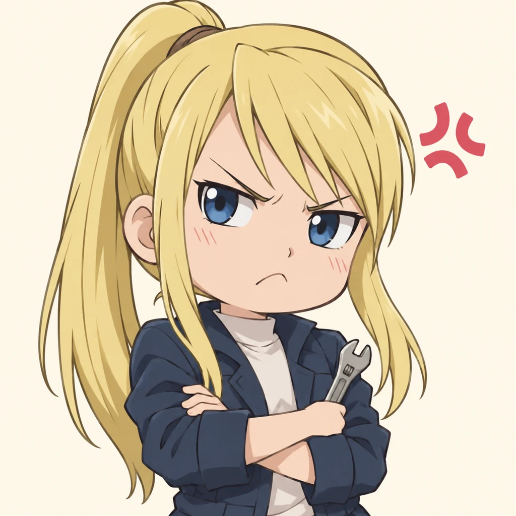 Winry Rockbell 表情包 2