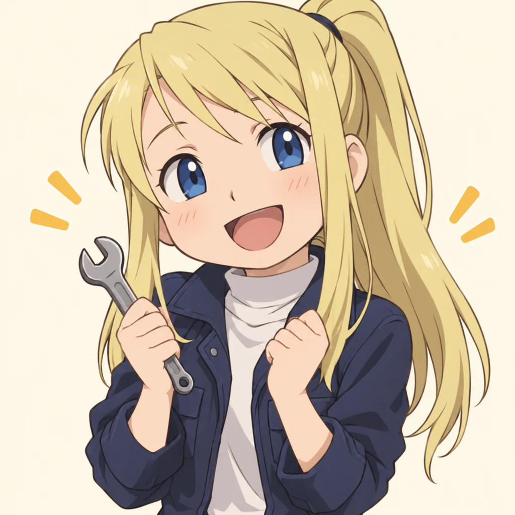 Winry Rockbell 表情包 1