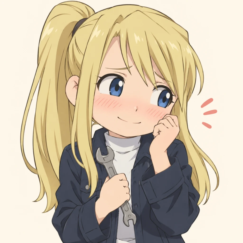 Winry Rockbell 表情包 6