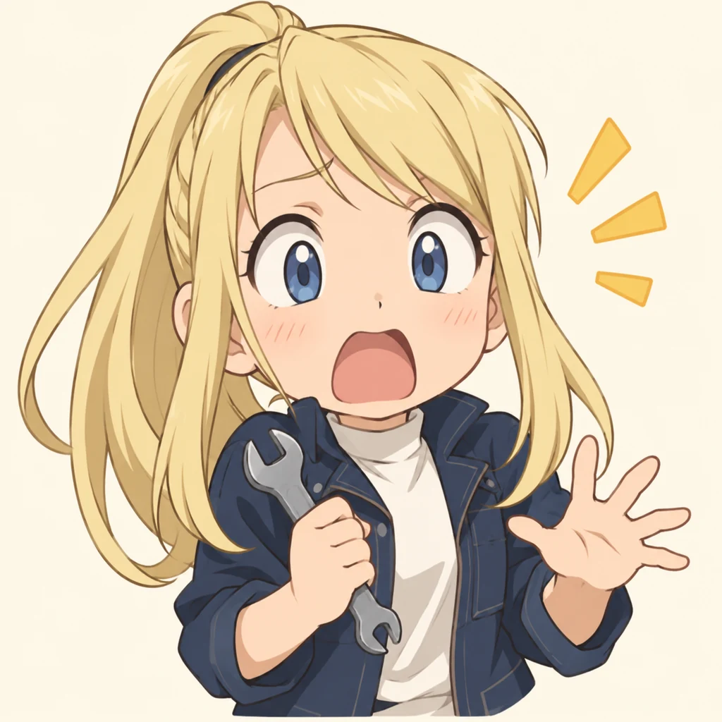 Winry Rockbell 表情包 5