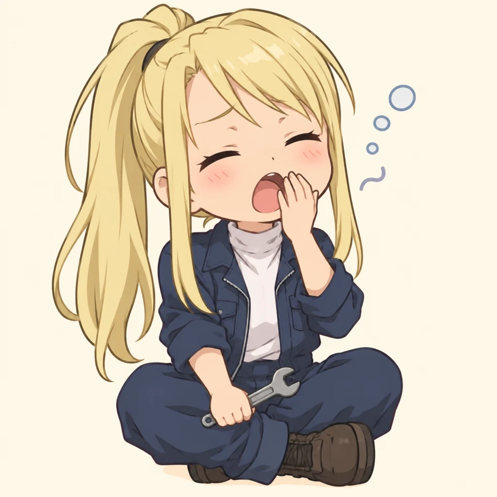 Winry Rockbell 表情包 7