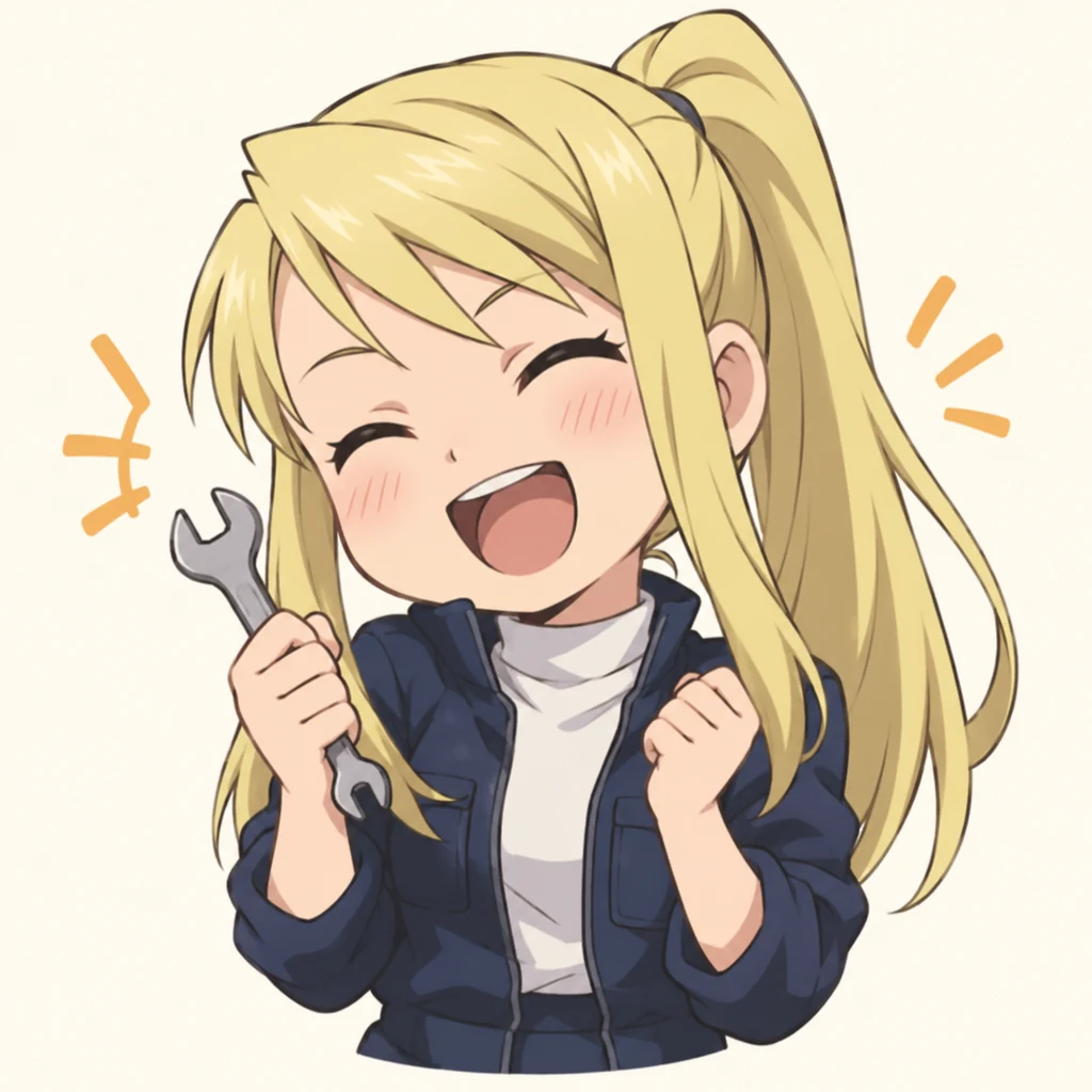 Winry Rockbell 表情包 4