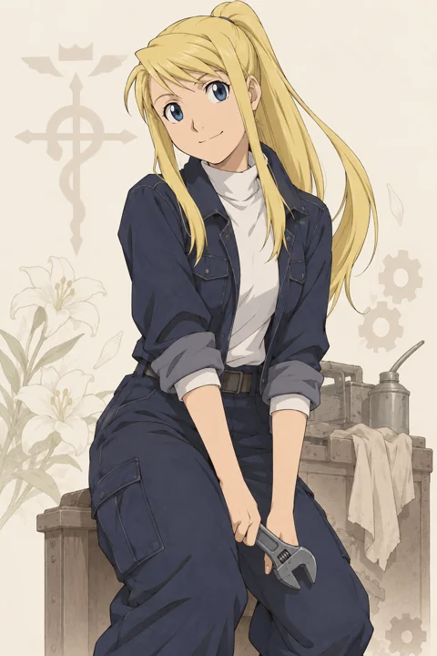 Winry Rockbell角色示意插画