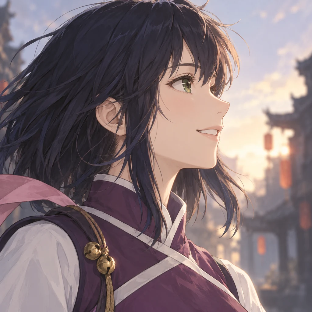 Xia Ling AI 辅助角色插画