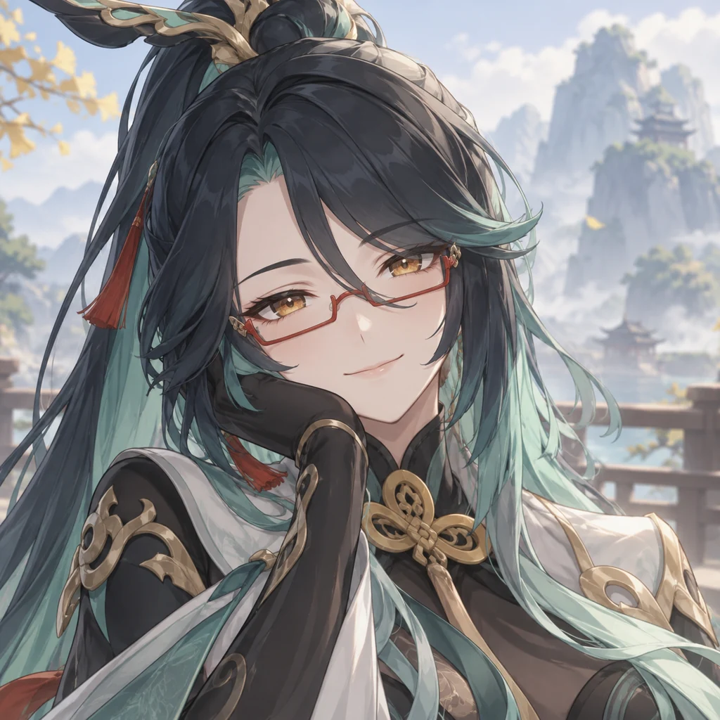 閑雲 AI 辅助角色插画