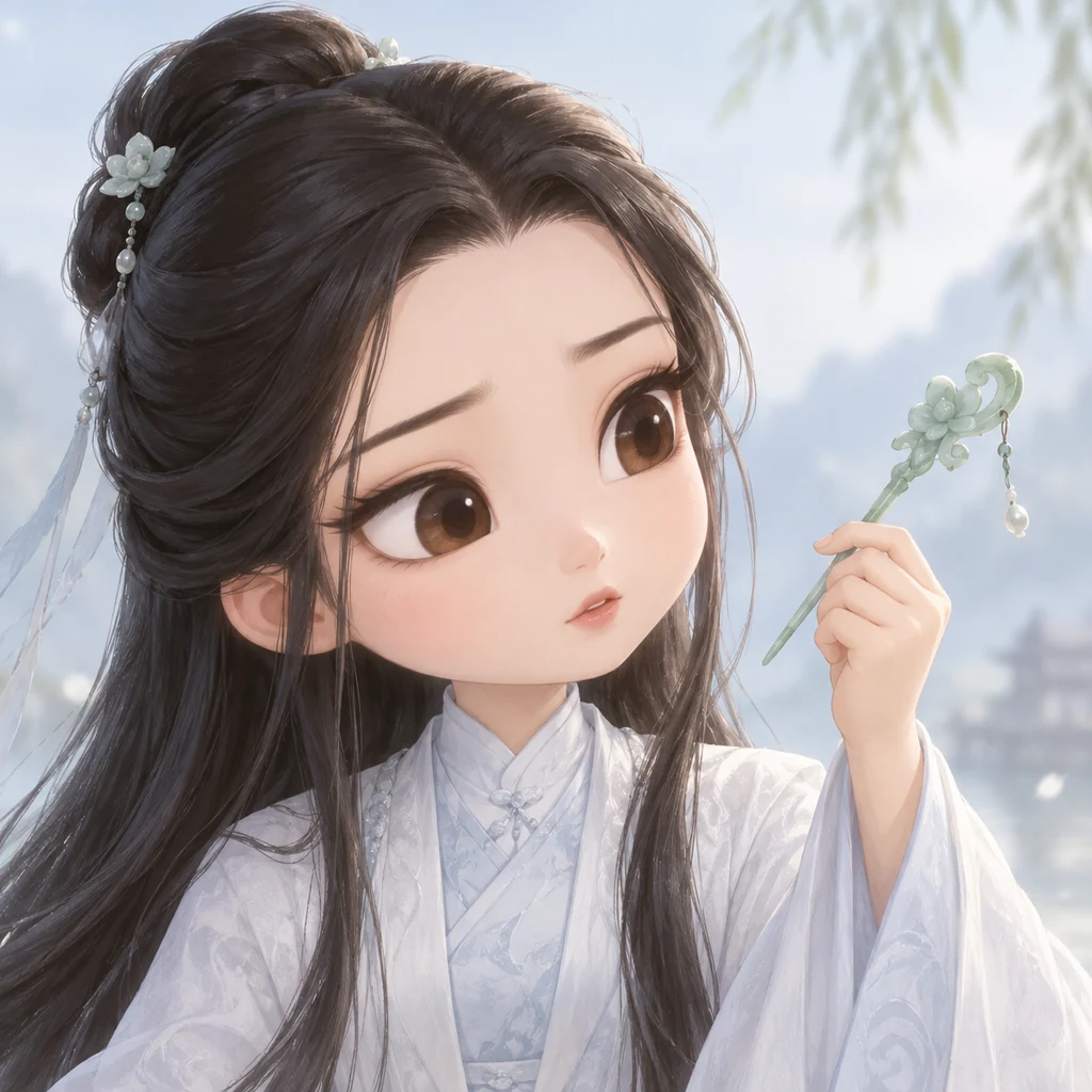 Xiao Bai / Blanca AI 辅助角色插画