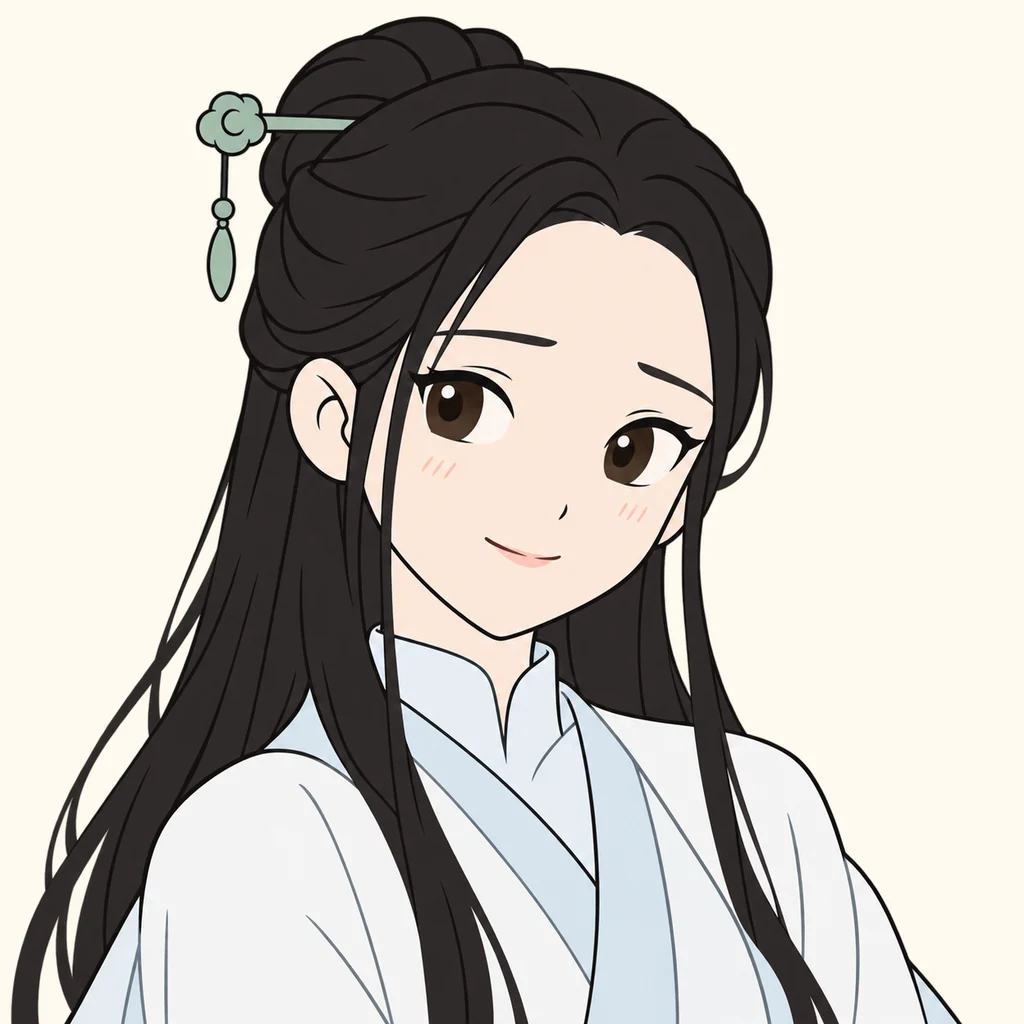 Xiao Bai / Blanca AI 辅助角色插画