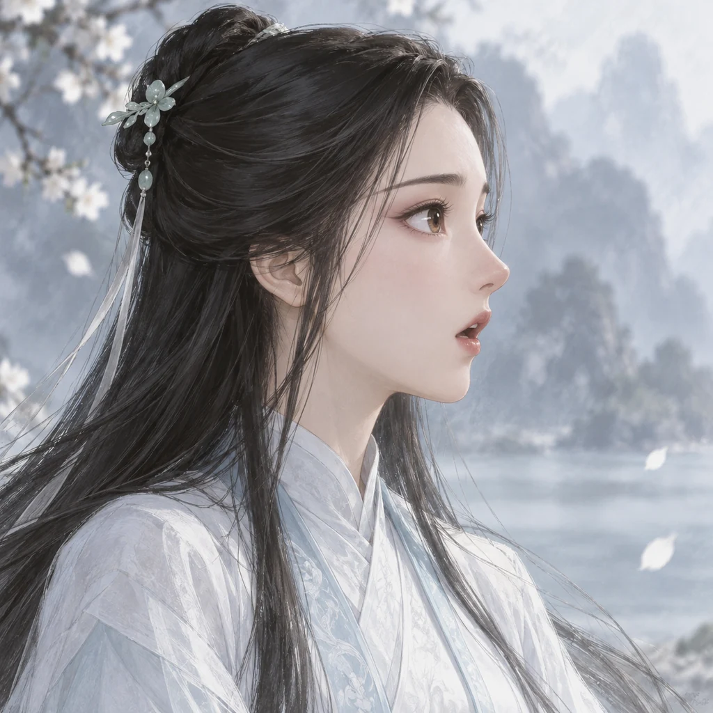 Xiao Bai / Blanca AI 辅助角色插画