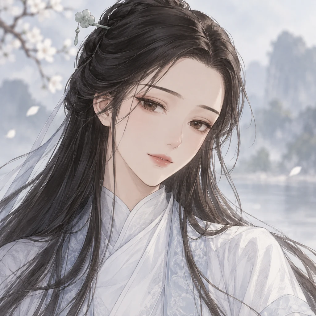 Xiao Bai / Blanca AI 辅助角色插画