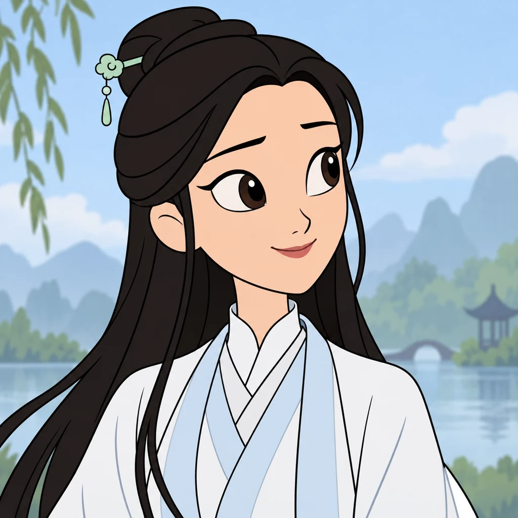 Xiao Bai / Blanca AI 辅助角色插画