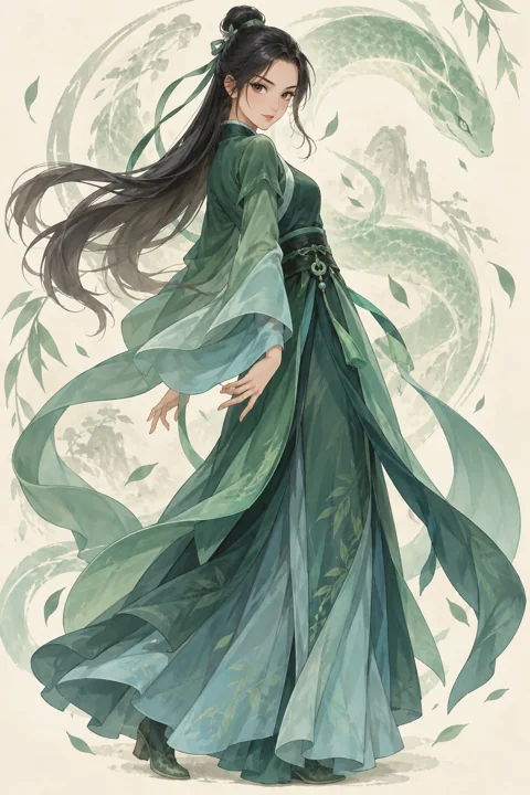 Xiao Qing / Verta角色示意插画