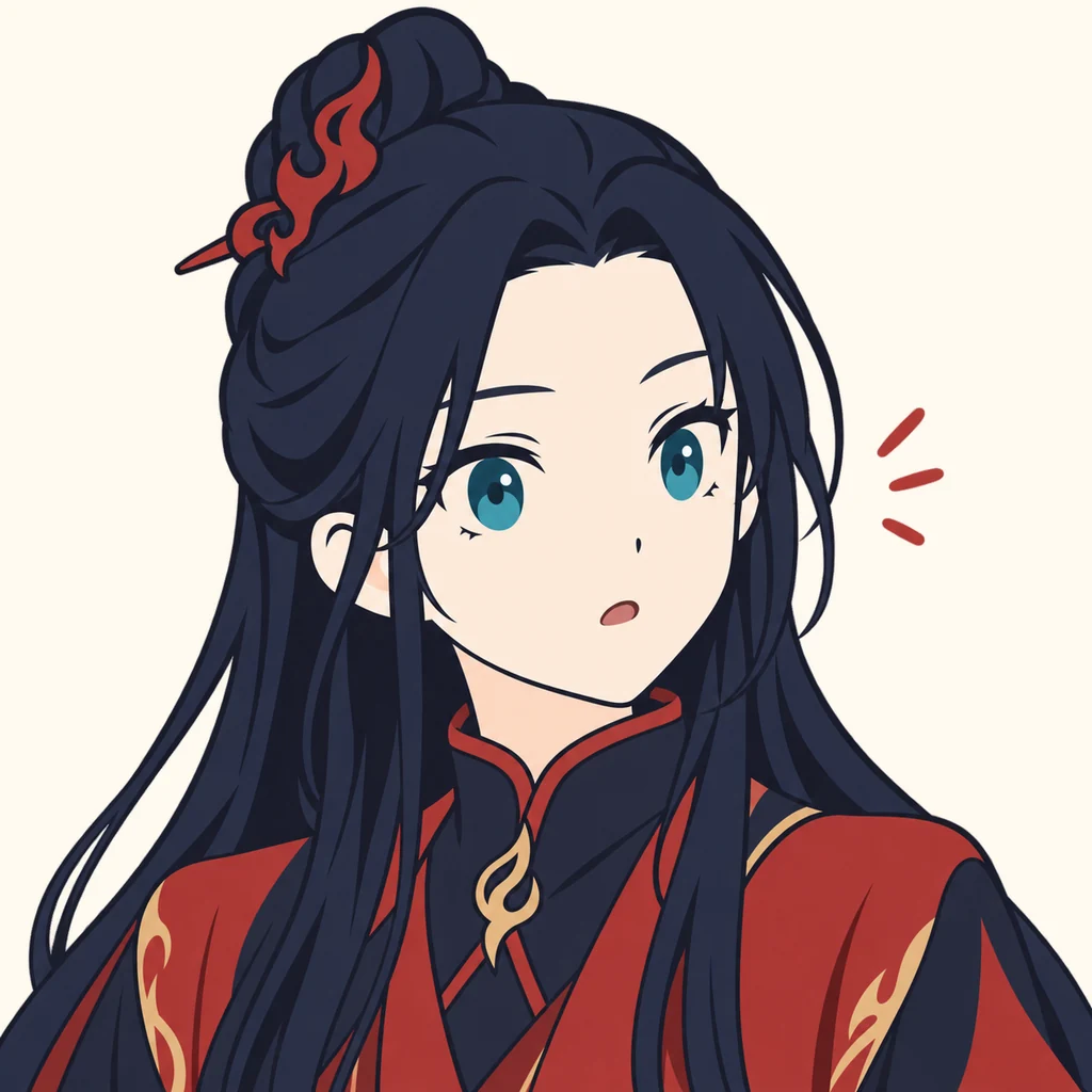 Yan Lingji AI 辅助角色插画