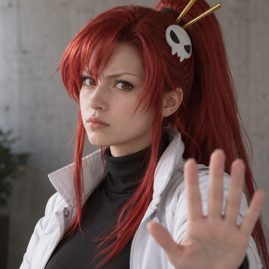 Yoko Littner live-action AI portrait