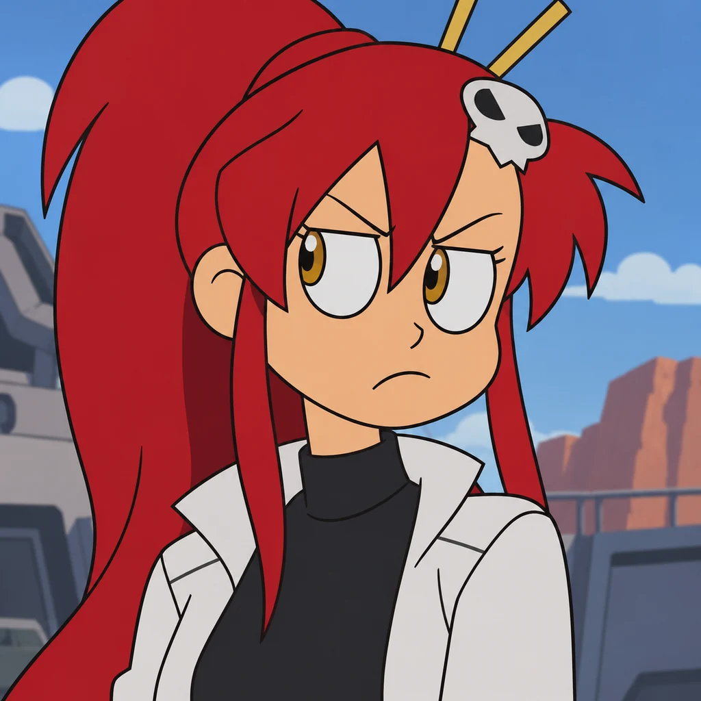 Yoko Littner AI 辅助角色插画